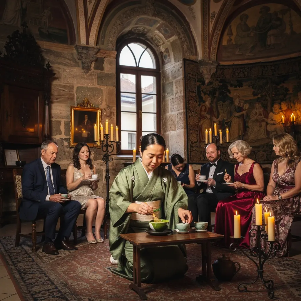 Egy finom habverő, amellyel a matcha teát készítik a hamisítatlan ízért.