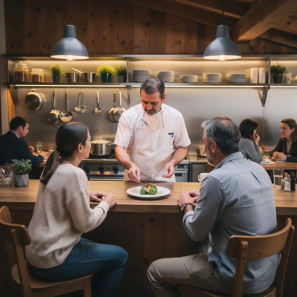Tradicionális japán teaceremónia, ahol a matcha készítése és tálalása zajlik.